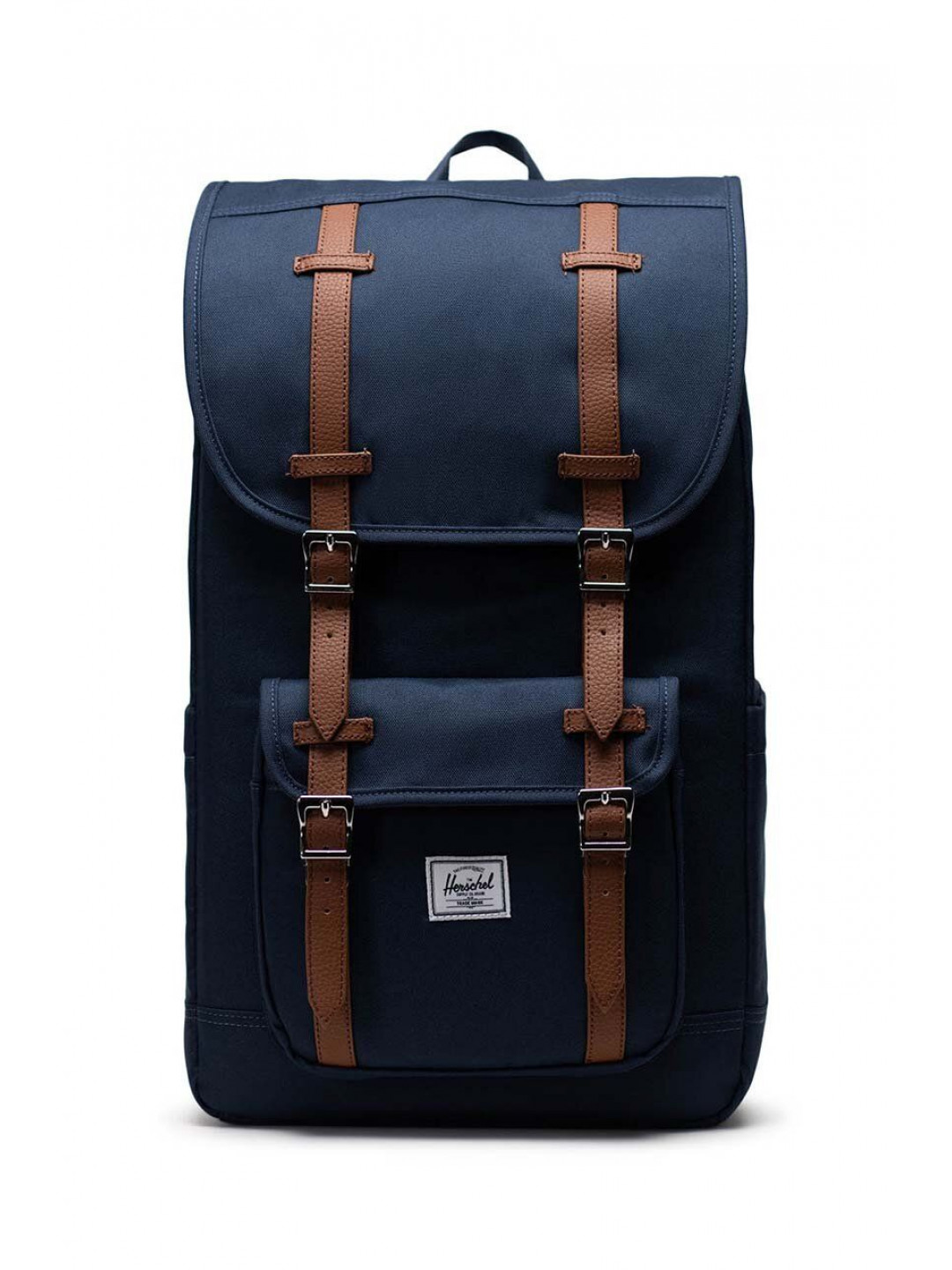 Batoh Herschel Little America tmavomodrá barva velký hladký